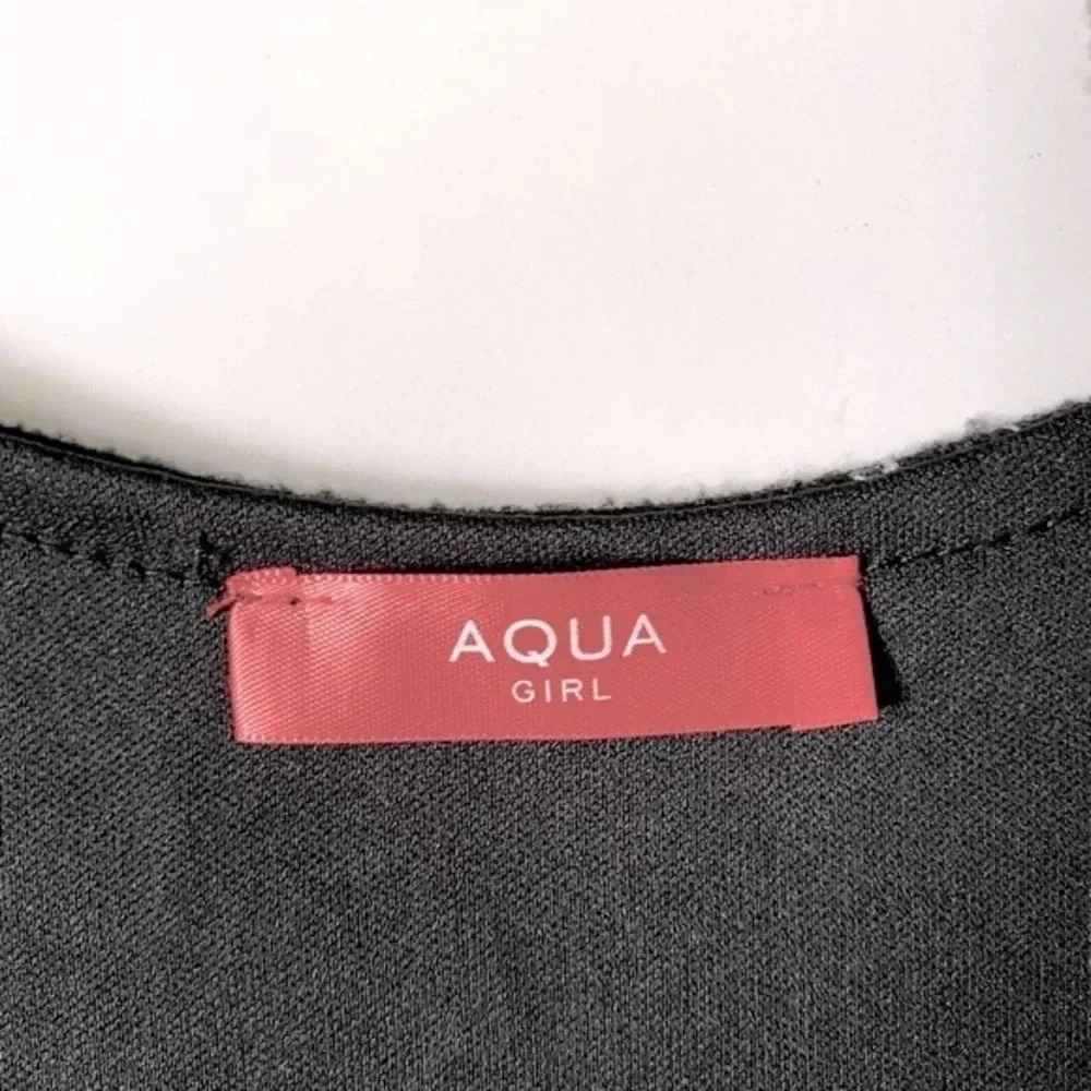 AQUA Girls Large 10/12 Star Print Jumpsuit Flare Leg Bloomingdale’s Exclusive - Picture 10 of 13